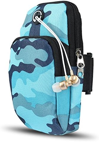 Sundatom Armband Sports Running Bag, Camouflage Universal Smartphone Band Case for iPhone 8 Plus X Samsung S8 S9 Mobile Phone Earphone Keys Arm Bags Pouch