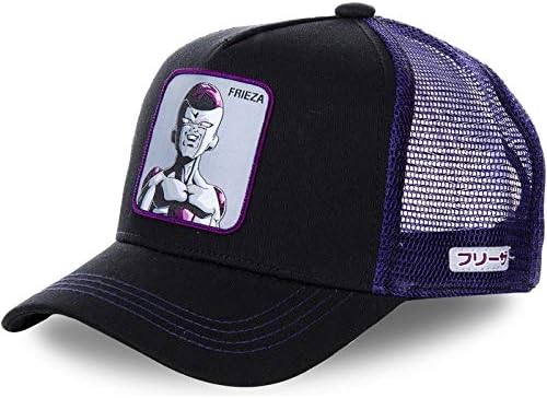 LVGUMM Dragon Ball Z Mesh Hat Goku Baseball Cap Black & Yellow Curved Brim Snapback Cap Gorras Casquette Dropshipping