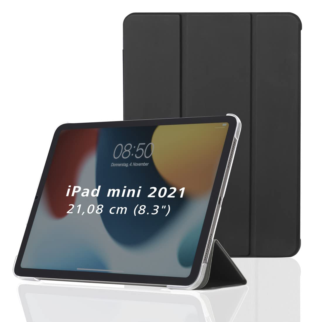 Hama Apple iPad Mini 2021 Case, Flip Case for Apple Tablet Mini 6 Generation (Black)