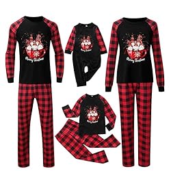 KASAAS Christmas Pajamas for Family Pjs Matching