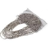 PH PandaHall 1 paio di Spalline con Rivetti e Nappe, spallina Punk con Catene di Nappe In Metallo Distintivo per Spalline con Rivetti Colorati