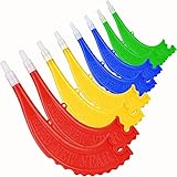 8 Pieces Plastic Shofar Horn Colorful Rosh Hashanah