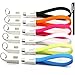 Wilist 6 Pack Short Micro USB Cable with Keychain Key Ring USB A to Micro B Cables Data Sync Charging Cord Support Quick Charge 3.0 and 2.0 Charger for Android Samsung Nokia LG and More ~ 8 Inch