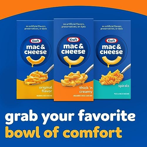 KRAFT THICK’N CREAMY MACARONI AND CHEESE MEAL (7.25 OZ BOX)