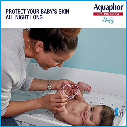 Aquaphor Baby 3 in 1 Diaper Rash Cream Prevents, Soothes and Treats Diaper Rash 3.5 oz. Tube