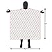Mane Caper Blue Iridescent Salon Cape with snaps Professional 45 inch X 60 inch Heavy Duty Material Extra Long Durability For Barbershop and Beauty Shop Use Long Lasting and Specialized (NAVY BLUE)