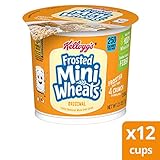 Kellogg's Frosted Mini-Wheats Cereal In A Cup, 2.5-Ounce Cup (Pack of 12)