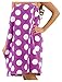 byLora Terry Cotton Spa Wrap for Womens - One Size, Light Purple