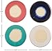 Amazon Brand – Rivet Modern Ceramic 4-Coaster Set - 4.25 Inch, Multicolor