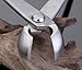 Porfessional Grade Bonsai Tools 180 Mm Round Edge Cutter Mixed Function of Round Edge and Straight Edge Cutter Made by 4Cr13MoV Alloy Steel