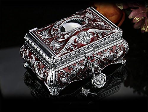 ALUS-Russia lockable jewelry boxes Korean high-end European-style princess to marry a non-solid wood jewelry box ring storage box