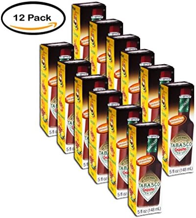 PACK OF 12 - Tabasco Chipotle Pepper Sauce, 5.0 FL OZ