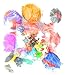 9pcs Pokemon Ball Poke Pokeball Figures Pop Toys Action Figure Pikachu Plus 24pcs Random Anime Figures