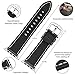 Runostrich Compatible Apple Watch Band Leather 44mm 42mm, Sport Leather Watch Strap/Band Compatible Apple Watch Series 4 3 2 1 Sport Nike+ Edition (Black, 42mm/44mm)