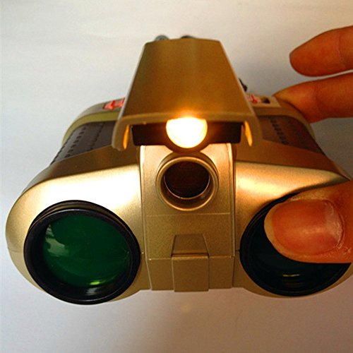 MSOO 4x30 Binocular Telescope Pop-up Light Night Vision Scope Binoculars Novelty Toy (Green) - Thumbnail 4