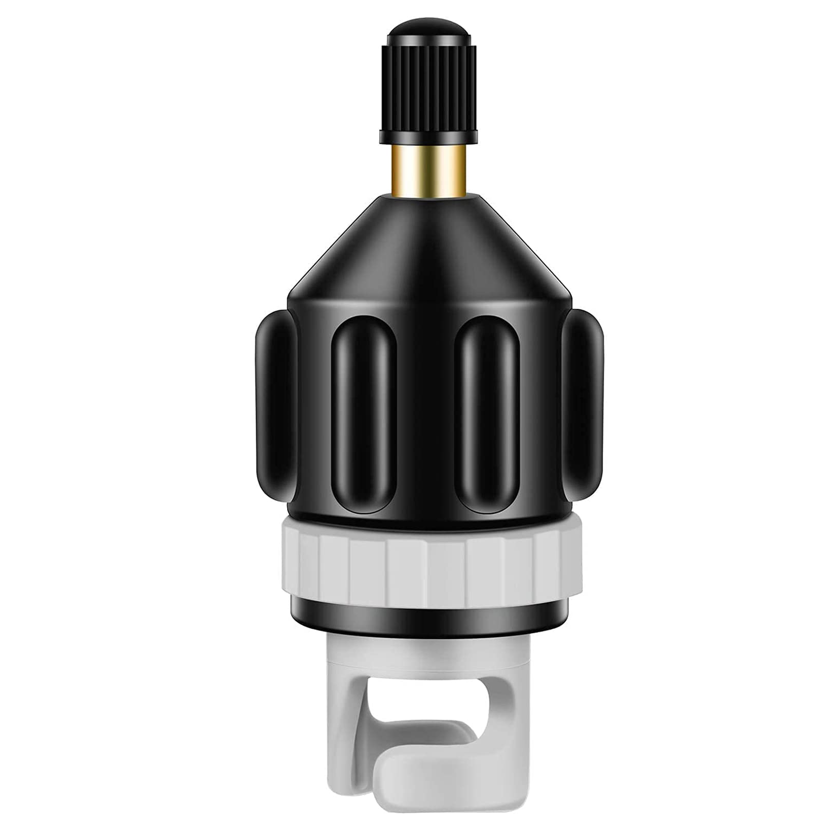 JeoPoom Sup Pump Adapter, Kayak Adapter, Valve Adapter, Multifunctional Inflatable Air Valve Converter for Surfboard, Paddle Board, Kayak(Black)