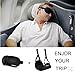 PRAVETTE Ergonomic Foot Rest (Travel, Airplane) - Black