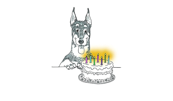 doberman birthday cake