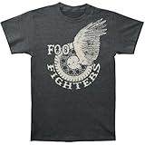 Foo Fighters Winged Wheel Charcoal T-Shirt, L
