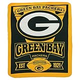NFL Marquee Logo Lightweight Fleece Blanket (Green Bay Packers)