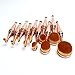MixBeauty 10pcs Bling Rose Gold Diamond Mermaid Super Soft Oval Toothbush Makeup Brush Set Foundation Brushes Contour Powder Blush Conceler Brush Makeup Cosmetic Tool Set (10pcs Diamond Mermaid)