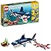 LEGO Creator 3in1 Deep Sea Creatures 31088 Make a Shark, Squid, Angler Fish, and Crab with this Sea Animal Toy Building Kit (230 Pieces) primary