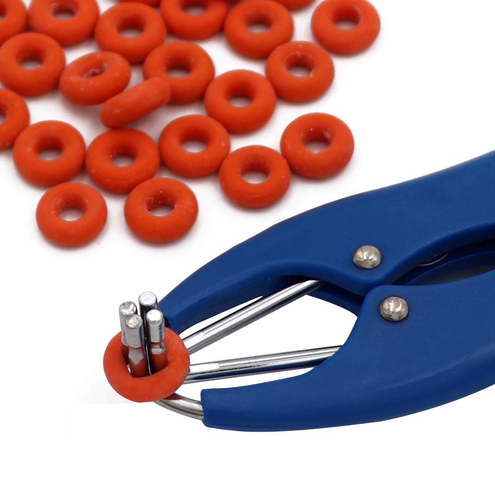 MUALROUS Balloon Expansion Pliers Sequin Filling Pliers with 100pcs Rubber Rings Balloon Mouth Expander DIY Tools Balloon Opening Tool for Filling Balloon petals Feathers Home Party Activities