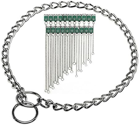 Choke Chain Collar Dog Obedience Training Slip Choker