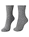 OSABASA Wool Crew Socks 4 Pairs 1 Set With Various Printing SET1, Shoe Size 8-11 (Sock Size 9.5