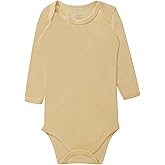 GUISBY Bodysuit for Baby, Rayon Long Sleeve Bodysuits for Boy Girl 0-24 Months