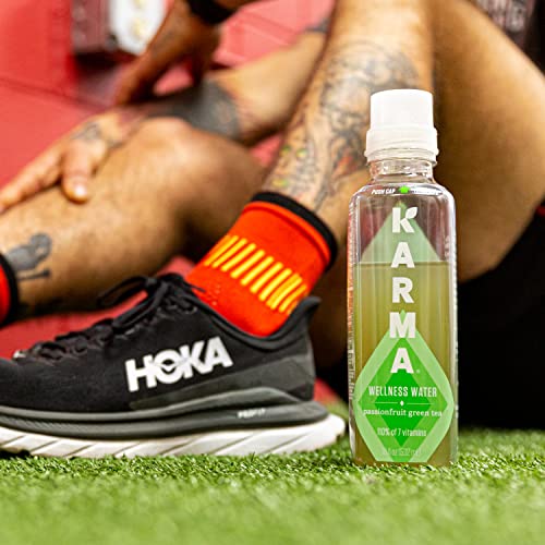 Karma Wellness Flavored Vitamin Water, Passionfruit Green Tea, Mood