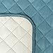 Reversible Sofa Cover, Quilted Couch Cover For 2 Cushion Couch, Water Resistant Furniture Protector With Elastic Strap Non Slip Furniture Cover Seat Width Up to 46