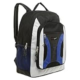 MGgear Blue Multipurpose Student School Book Bag / Children Outdoor Backpack