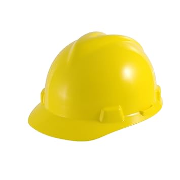 Msa Advance Vented Hard Hat W Fas Trac Suspension Yellow
