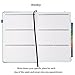 UNDATED Weekly & Monthly Planner + 2018 Calendar Stickers - Goal and Productivity Planner With Premium Thicker Paper, Pen Holder with 40 Notes Pages, 5.75