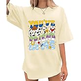 Oversized Mama Shirts for Women You've Got A Friend T-Shirt Funny Graphic Tee Family Vacation Short Sleeve Tops