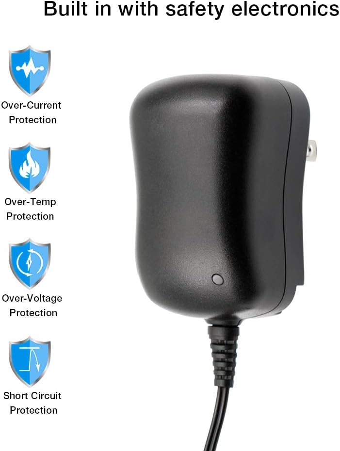 POWSEED 12W Universal AC Adapter Power Supply DC 3V 4.5V 5V 6V 7.5V 9V 12V for Household Electronics CCTV IP Camers Routers Speaker Tablet Webcam USB Devices Multi Voltage 1000mA Wall Charger Cord: Home Audio & Theater