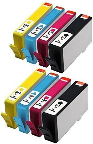 Discount Cartridge 8PK New compatible Ink Cartridge Replacement for New Generation Hewlett Packard HP 564XL (2 Black, 2 Cyan, 2 Magenta, 2 Yellow)
