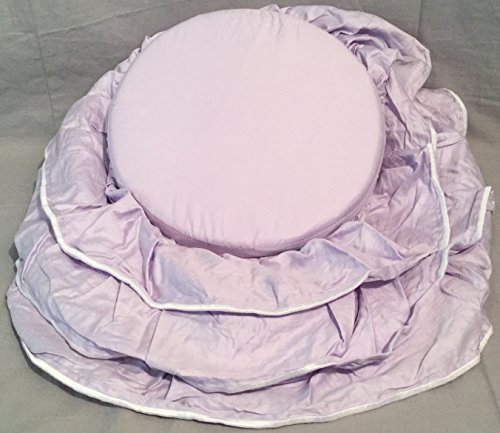 Pottery Barn Kids Lavender Ruffle Vanity Cushion