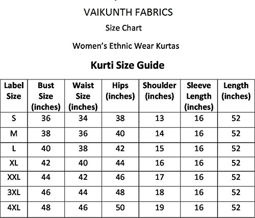 vaikunth fabrics women's rayon embroidered kurtis (vf-ku-96)
