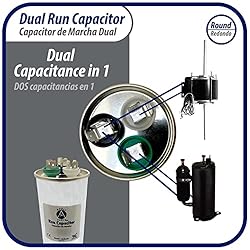 Appli Parts Dual Run Capacitor for ac 30+5 Mfd uF