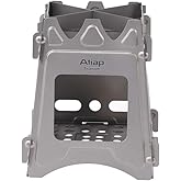 Lightweight Portable backpack stoves for hiking Titanium Wood Stove - Ultralight and Compact Stove for Backpacking, Camping, 