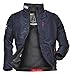 Helly Hansen Men's Crew Midlayer Fleece Lined Waterproof Windproof Rain Jacket, 597 Navy, Medium