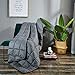 Weighted Blanket 20lbs for Adults,60 x 80Inches Twin or Full Sized Bed Heavy Blanket with 100% Soft Cotton and Glass Beads-Dark Grey