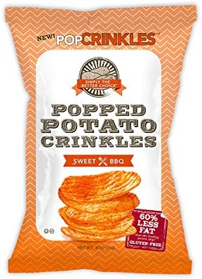 CRINKLES Big Ol' BBQ, Popped Potato Crisps, Single Serve (.87oz/48 Pack)