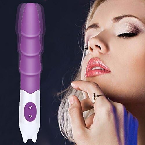 SKUN Wonderful 10-frequency Body Massager Intelligent Vibrating Waterproof Multispeed Massager for Passion (Purple)