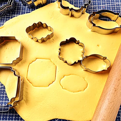 Plaque Frame Cookie Cutters Set Different Frames Plaque and Tiles