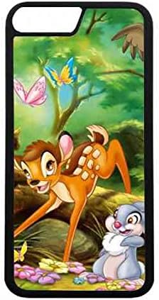Bambi Iphone 7 Back Case,Iphone 7 Back Case,Black Rubber Back Case Iphone 7 Back Case,Iphone 7 Bambi Walt Disney Back Case