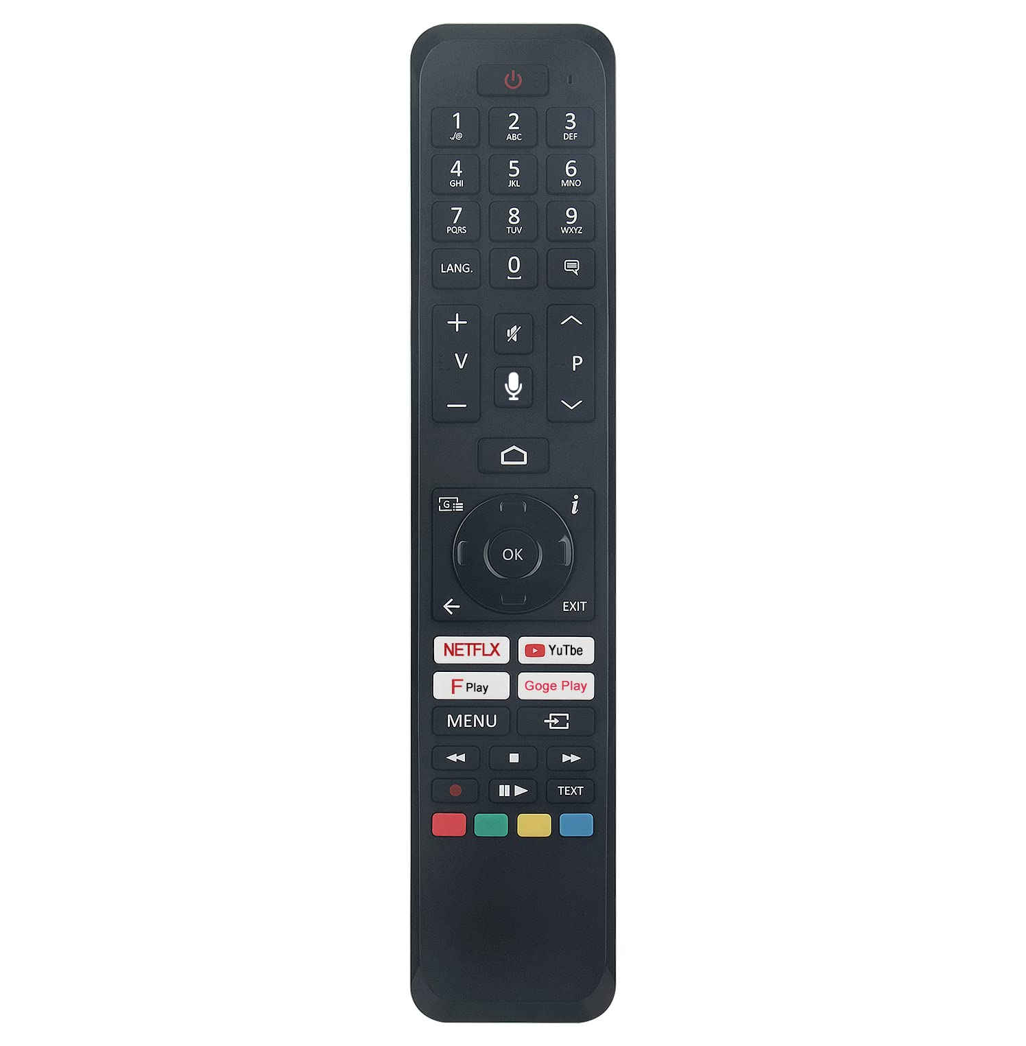 Replacement Remote Control Fit for JVC LED TV LT-39CA120 LT-24CA120 LT-32CA120 LT-43CA420 LT-39CA120 Voice Remote RC45161 Sub RC45160 RC45163
