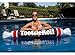 BigMouth Inc. Tootsie Roll Noodle Pool Float – Gigantic 5-Foot-Long Pool Float, Funny Inflatable Vinyl Summer Pool or Beach Toy, Patch Kit Included, Makes a Great Gift